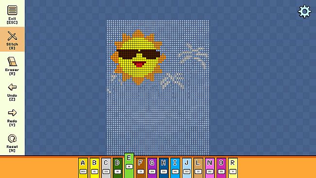 Pixel Cross Stitch - Summer Pack 2