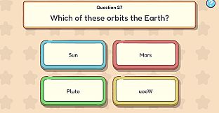 A Normal Quiz Game where you try to solve questions but the questions have tricks and gimmicks and if you get them wrong you have to beat a wacky punishment but they are kinda fun so you lowkey wanna do them even if it means getting the question wrong.