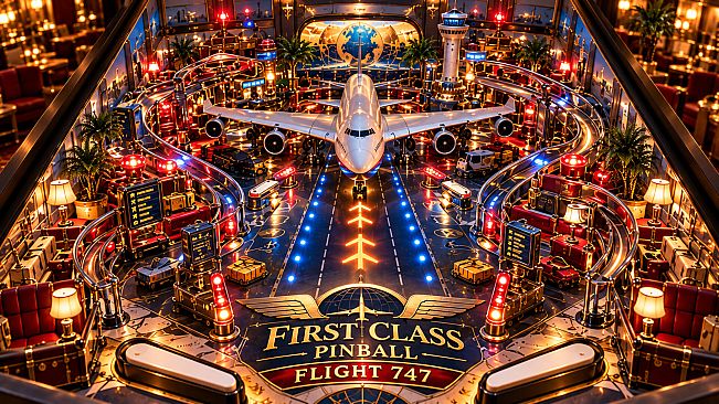 FIRST CLASS PINBALL FLIGHT 747