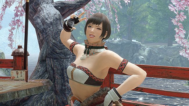 Monster Hunter Rise - "Frilled Choker" Hunter layered armor piece