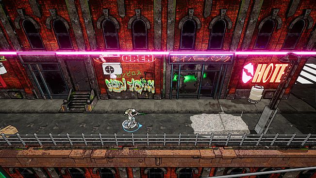 Data Drift: Cyberpunk Shooter Top Down indie action