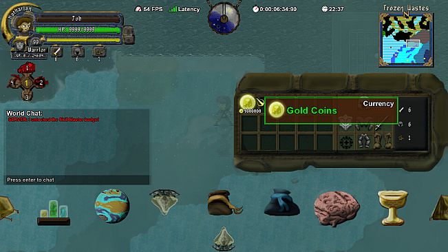 Swords & Crystals - 100 Gold Bars