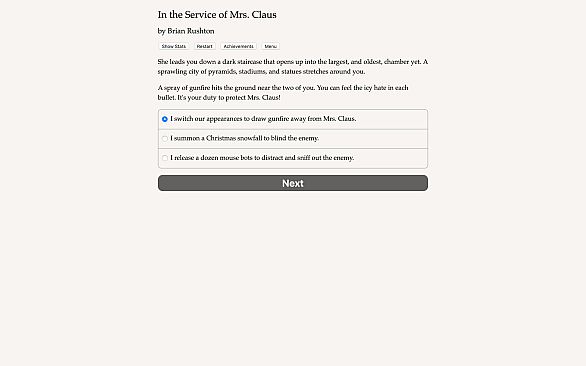 In the Service of Mrs. Claus