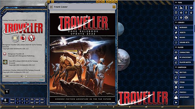 Fantasy Grounds - Traveller Core Rulebook Update 2022