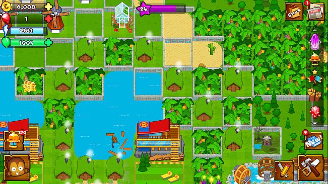 Bloons Monkey City - Sci-Fi City Walls