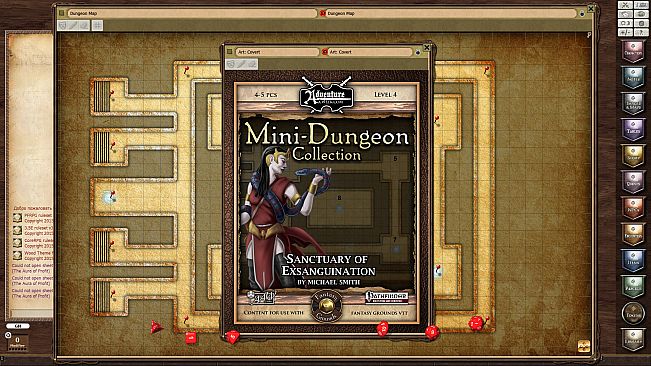 Fantasy Grounds - Mini-Dungeon #026: Sanctuary of Exsanguination (PFRPG)