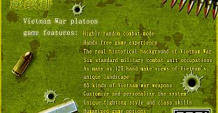 VIETNAM WAR PLATOON 越战排 (AI WAR Game)
