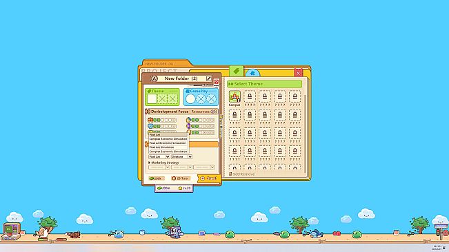 Typing "New Folder (2)"Solo Dev on Desktop