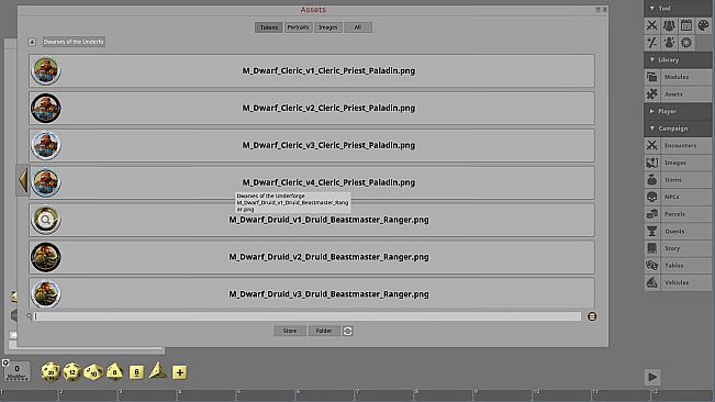 Fantasy Grounds - Dwarves of the Underforge