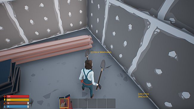 SurrounDead Poly Construction Broken Shovel