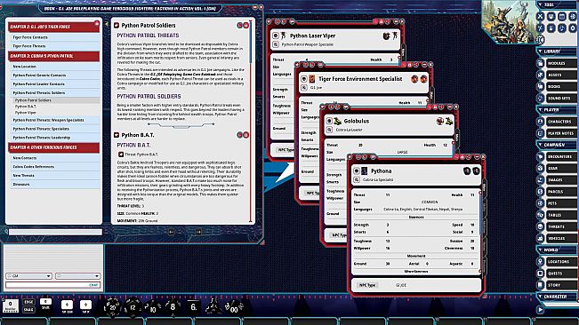 Fantasy Grounds - G.I. JOE Roleplaying Game Ferocious Fighters: Factions in Action Vol. 1