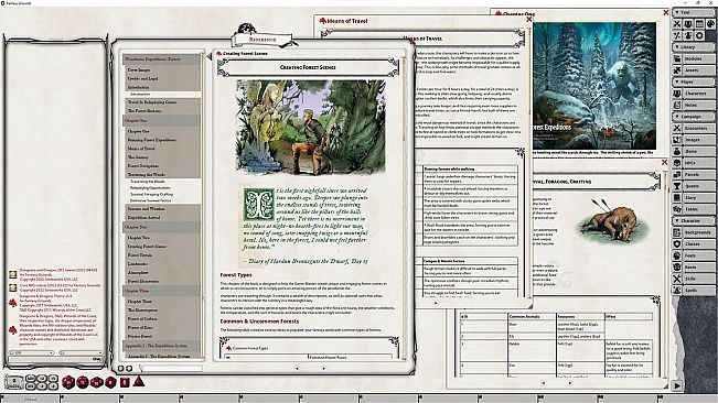 Fantasy Grounds - Wondrous Expeditions: Forests