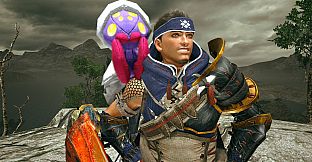 Monster Hunter Rise - "Stuffed Rakna-Kadaki" Hunter layered weapon (Insect Glaive)