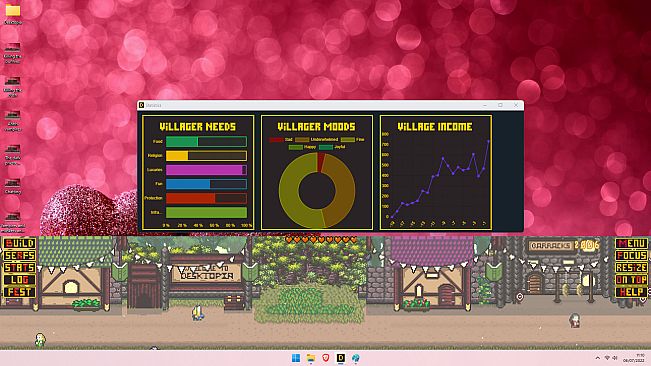 Desktopia: A Desktop Village Simulator