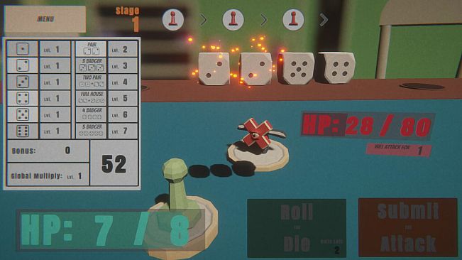 Tesserarii: The Dice Rolling Roguelike