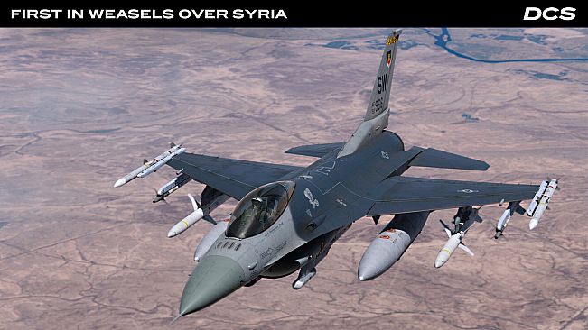 DCS: F-16C First in Weasels Over Syria Campaign by Ground Pounder Sims