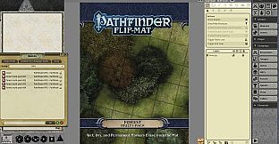 Fantasy Grounds - Pathfinder RPG - Pathfinder Flip-Mat - Forest Multi-Pack