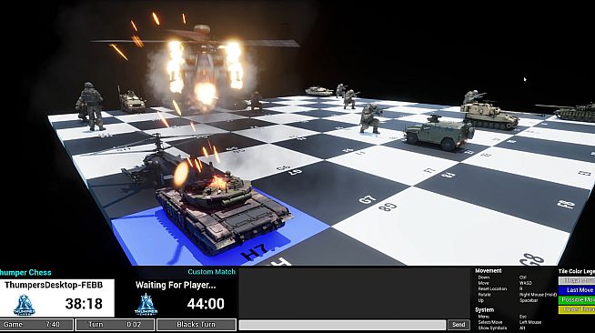 Thumper Chess - Military Content