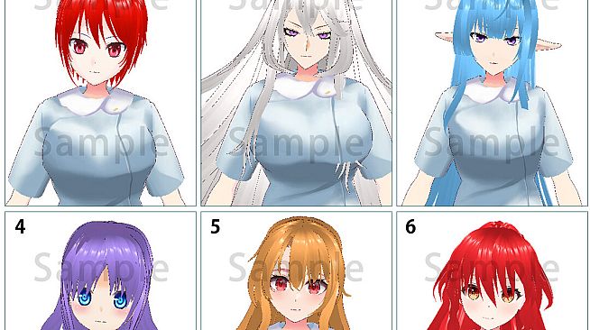 RPG Maker 3D Character Converter - Gee-kun-soft character 06 nurse 2