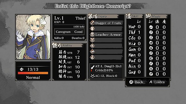 Labyrinth of Zangetsu - Adventure Academia: The Fractured Continent Avatars