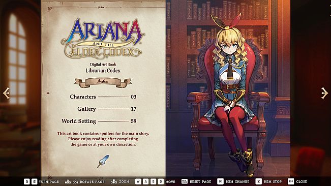 Ariana and the Elder Codex Digital Art Book