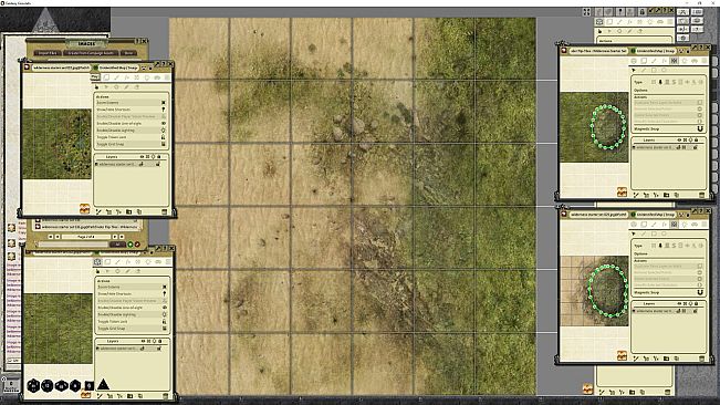 Fantasy Grounds - Pathfinder RPG - Flip-Tiles - Wilderness Starter Set
