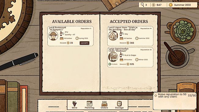 The Winery - Winemaking Simulator