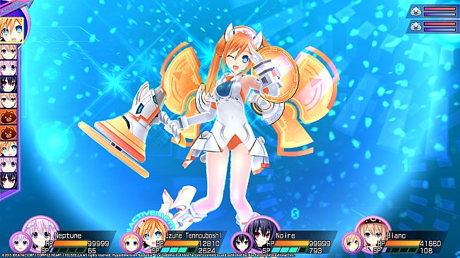 Hyperdimension Neptunia Re;Birth3 Uzume Battle Entry
