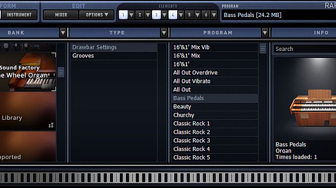 Digital Sound Factory - B3 Tone Wheel Organ