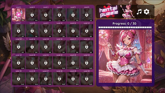 Hentai Puzzle: Luna
