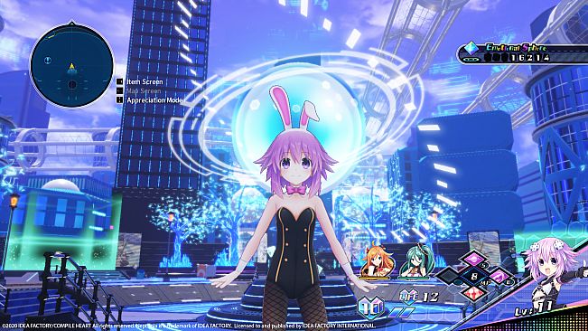 Neptunia Virtual Stars - Bunny Outfit: Goddess Set