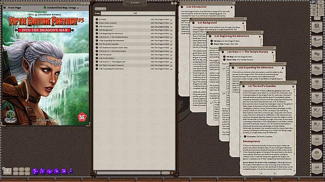 Fantasy Grounds - Fifth Edition Fantasy #5: Into the Dragon's Maw (5E)
