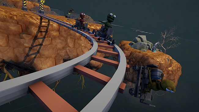 very normal rail game