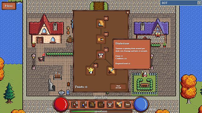 Game About Botting in an MMORPG