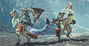 Monster Hunter Wilds - Photo Pose: Seikret Battle-Ready Pose