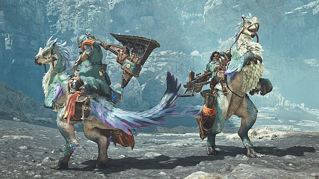 Monster Hunter Wilds - Photo Pose: Seikret Battle-Ready Pose