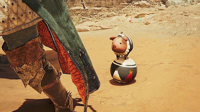 Monster Hunter Wilds - Pendant: Rolling Poogie: Monochrome
