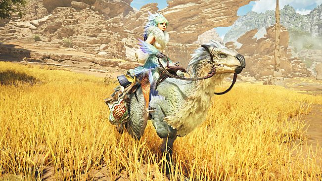 Monster Hunter Wilds - Alma Outfit: Featherskirt Seikret Dress