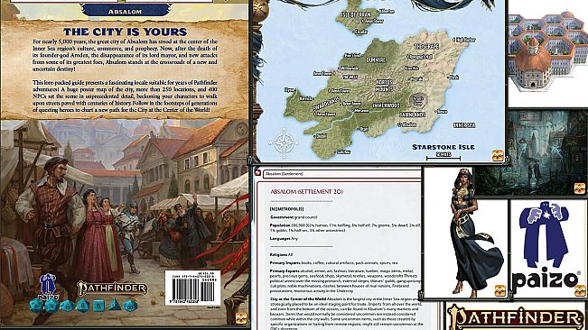 Fantasy Grounds - Pathfinder 2 RPG - Pathfinder Lost Omens: Absalom, City of Lost Omens
