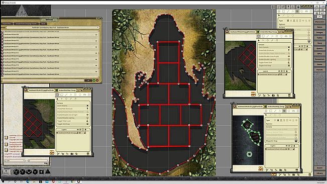 Fantasy Grounds - Pathfinder RPG - GameMastery Map Pack Swallowed Whole