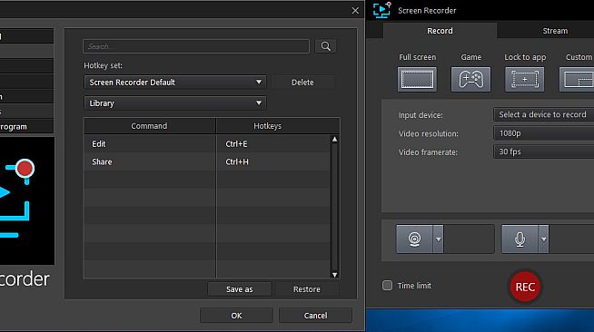 Cyberlink Screen Recorder 4  - Record your games, RPG, car game, shooting gameplay - Game Recording and Streaming Software