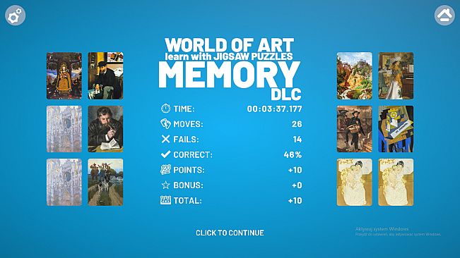 World of Art Jigsaw Puzzles: MEMORY