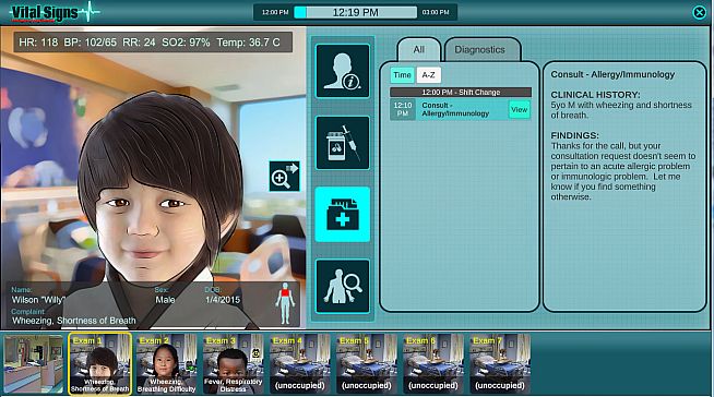 Vital Signs: ED - Pediatric Respiratory Disease Package