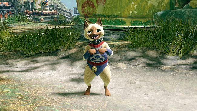 MONSTER HUNTER RISE - "Spiked Collar" Palico layered armor piece