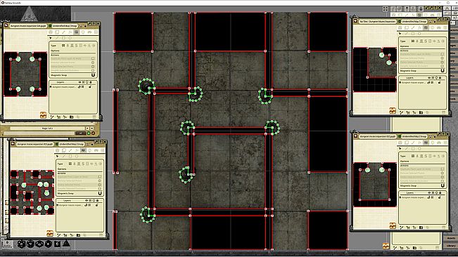 Fantasy Grounds - Pathfinder RPG - Flip-Tiles - Dungeon Mazes Expansion