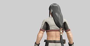 Monster Hunter Rise - "Hinoa Long" hairstyle