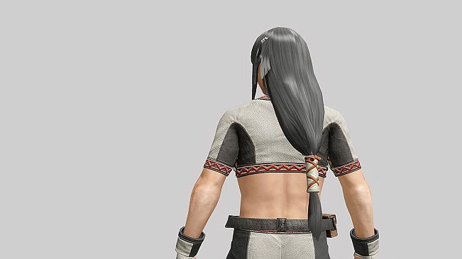 Monster Hunter Rise - "Hinoa Long" hairstyle