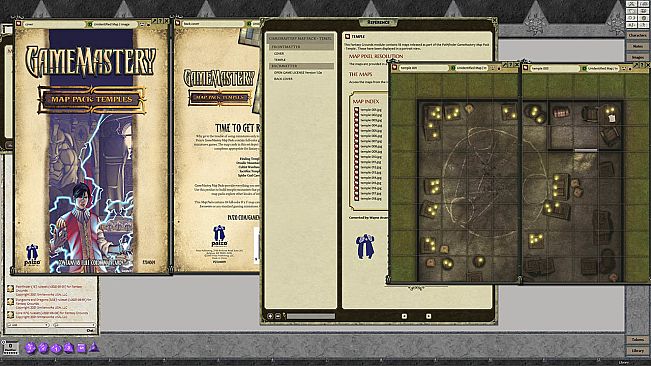 Fantasy Grounds - Pathfinder RPG - GameMastery Map Pack: Temples