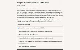 Vampire: The Masquerade — Out for Blood