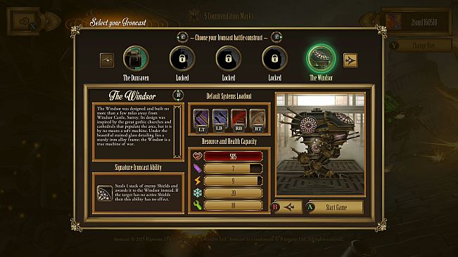 Ironcast Commander Pack